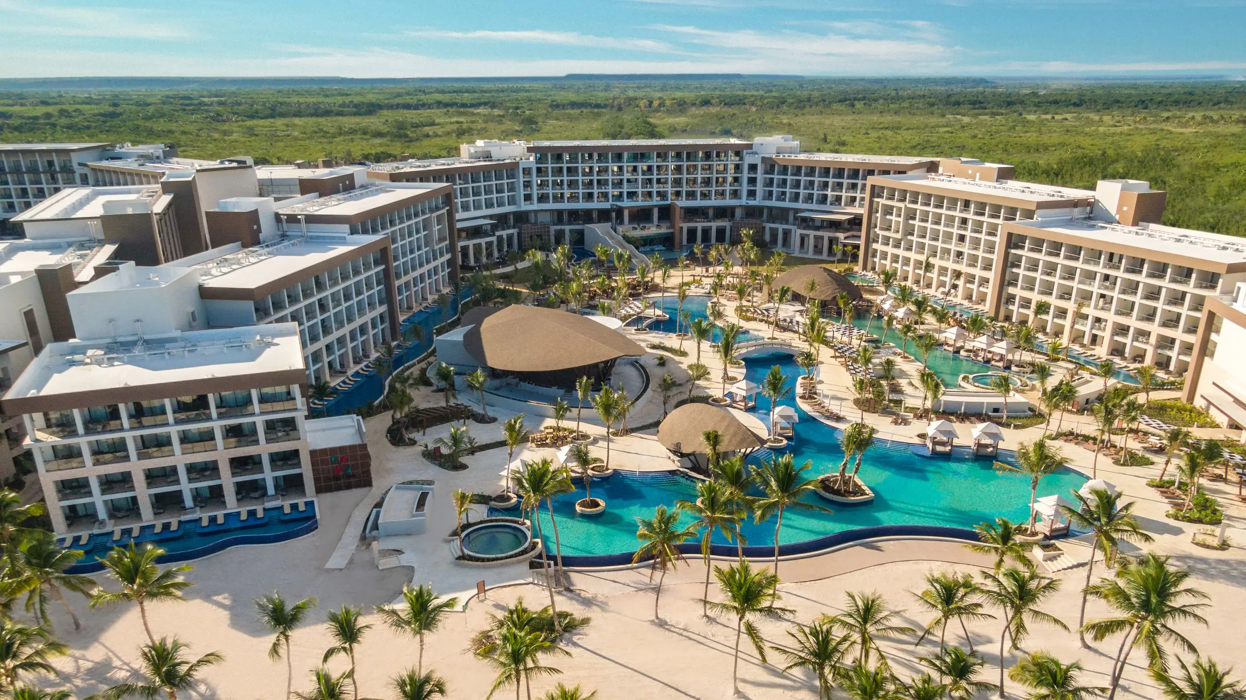 Hyatt Ziva Cap Cana family-friendly all-inclusive resort with water park and beachfront pools in Cap Cana.