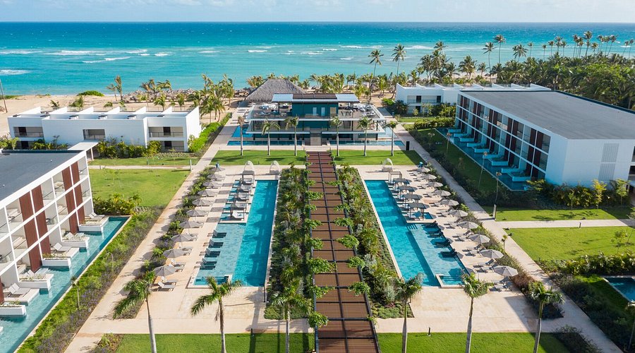 Live Aqua Beach Resort Punta Cana adults-only luxury resort with modern pools and oceanfront accommodations.